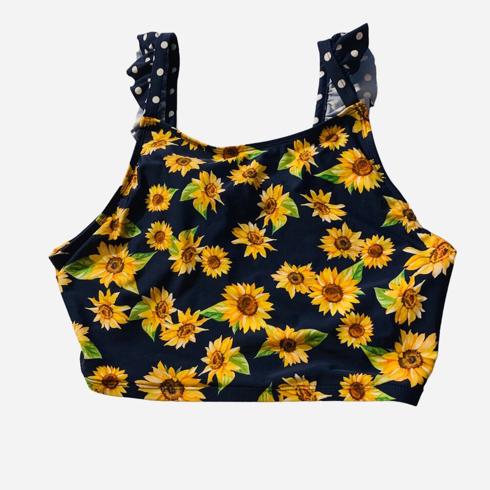 Peyton & Parker Sunflower bathing suit top NWT